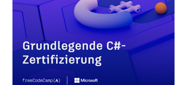 Banner für CSharp-Zertifizierung